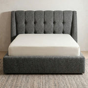 Aurora Minimal Upholstered Bed Base – made in UAE by Dune & Pine